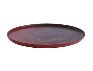 Тарелка с бортом 30см Porland LYKKE Red красный