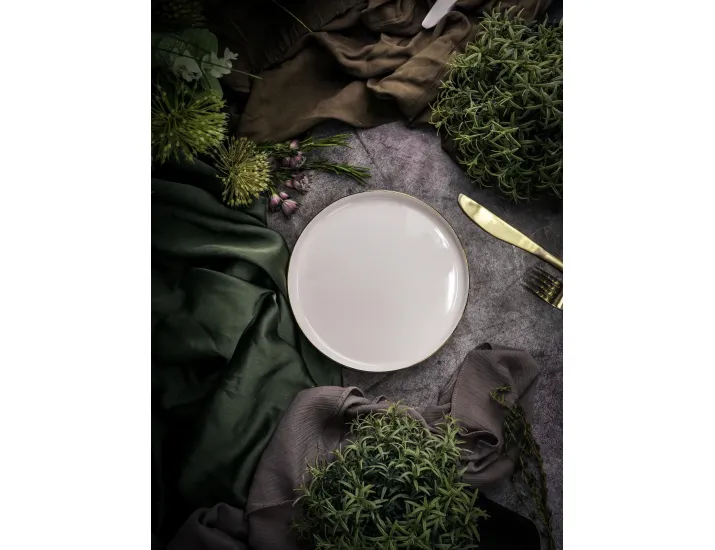 Тарелка мелкая 18см Porland Chopin Gold