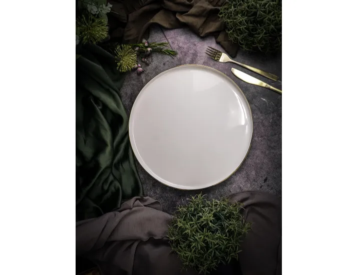 Тарелка мелкая 27см Porland Chopin Gold