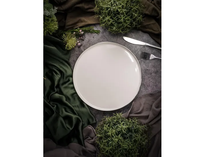 Тарелка мелкая 27см Porland Chopin Platinum