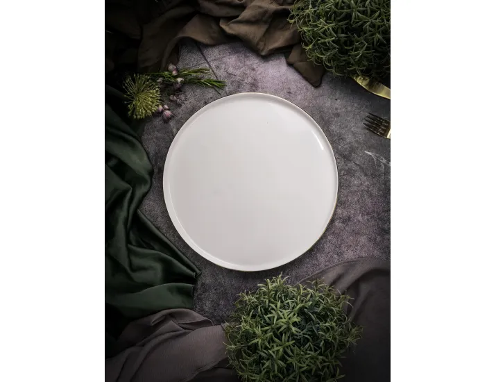 Тарелка мелкая 31см Porland Chopin Gold