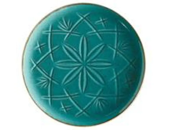 Тарелка 18см Porland Christina бирюзовая