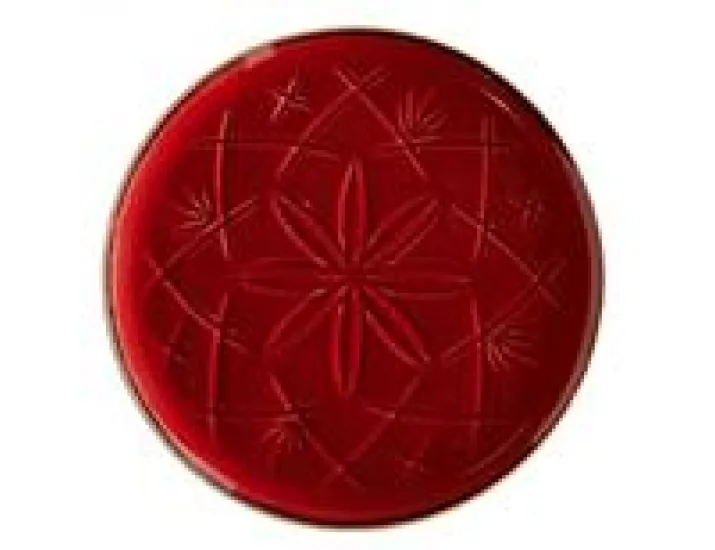 Тарелка 18см Porland Christina красная