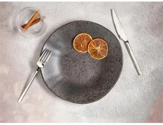 Тарелка d 22 см h 2,7 см Porland Ironstone