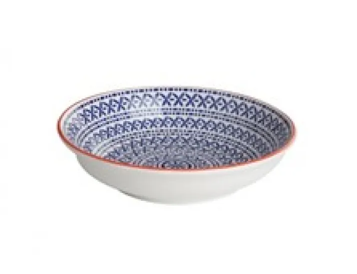 Тарелка полуглубокая 14 см Porland Mix&Match кобальт