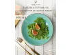 Тарелка глубокая 21 см безбортовая Porland Seasons Turquoise бирюзовый