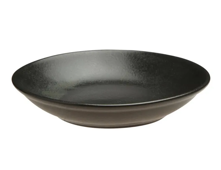 Тарелка глубокая 26 см безбортовая Porland Seasons Black чёрный