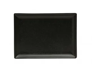Блюдо прямоугольное 18*13cм Porland Seasons Black чёрный