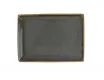 Блюдо прямоугольное 18х13 см Porland Seasons Dark Grey тёмно-серый