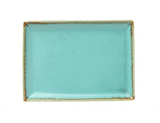 Блюдо прямоугольное 18*13см Porland Seasons Turquoise бирюзовый