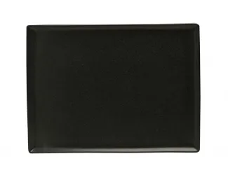 Блюдо прямоугольное 35*26см Porland Seasons Black чёрный
