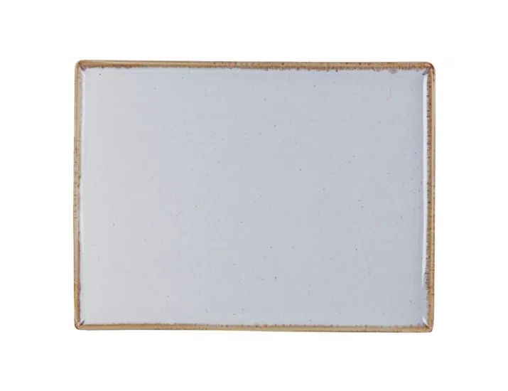 Блюдо прямоугольное 35х26 см Porland Seasons Grey серый