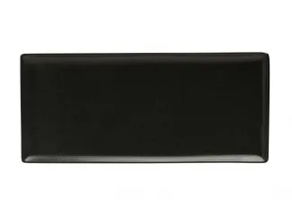 Блюдо прямоугольное 35х16 см Porland Seasons Black чёрный