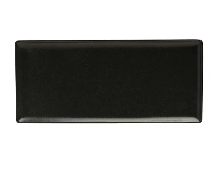 Блюдо прямоугольное 35х16 см Porland Seasons Black чёрный