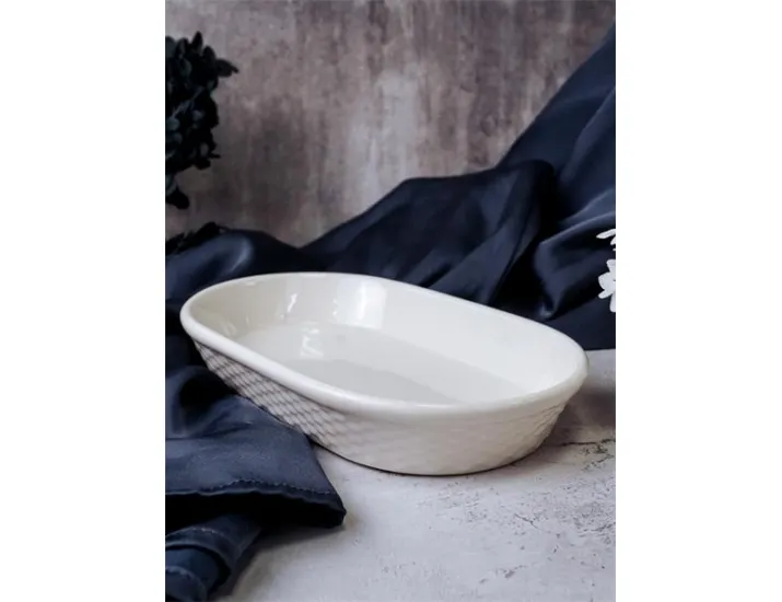 Салатник овальный 19cм Porland Aqua