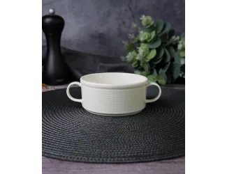 Чашка суповая с ручками 11 см Porland Line