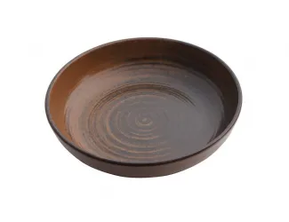 Салатник полуглубокий 16см Porland LYKKE BROWN коричневый