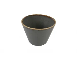 Чаша коническая d 9,5 см h 7 см 200 мл Porland Seasons Dark Grey тёмно-серый