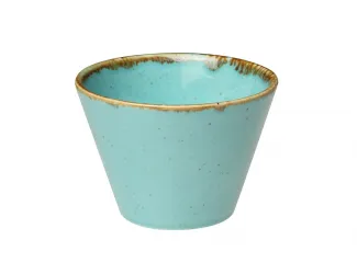 Чаша коническая 12*8см 400мл Porland Seasons Turquoise бирюзовый