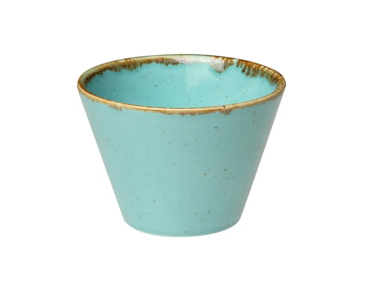 Чаша коническая 12*8см 400мл Porland Seasons Turquoise бирюзовый