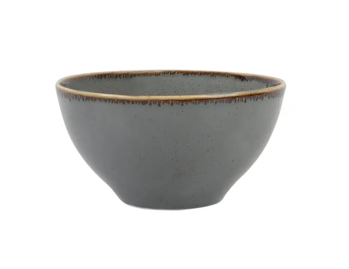 Салатник 16см 770мл Porland Seasons Dark Grey тёмно-серый
