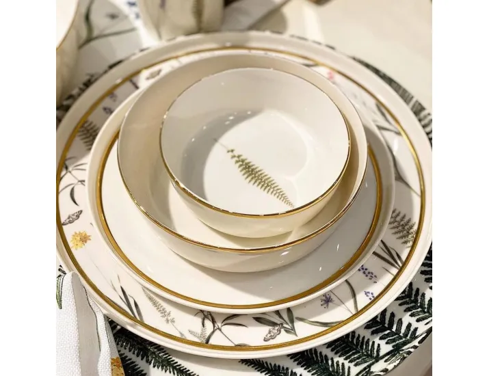 Салатник 24см Цветок №5 Porland Botanical