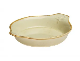 Форма для запекания d 17 см h 4 см (L c ручками  22 см) Porland Seasons Yellow жёлтый