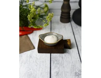 Соусник с ручками d 7 см Porland Seasons Dark Grey тёмно-серый