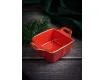 Соусник квадратный с 2-мя ручками 7х10 см h 4.2 см Porland Seasons Red красный