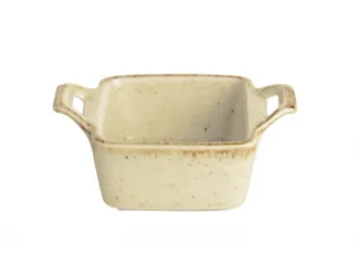 Соусник квадратный с ручками 7*10*4см Porland Seasons Yellow жёлтый