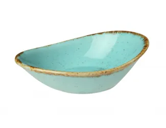 Соусник овальный 7*11см Porland Seasons Turquoise бирюзовый