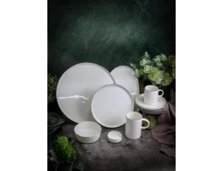 Тарелка мелкая 27см Porland Chopin Platinum