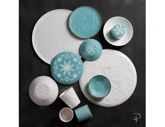 Тарелка 32см Porland Christina белая