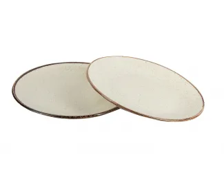 Набор тарелок 2шт 28см Porland Seasons Beige бежевый