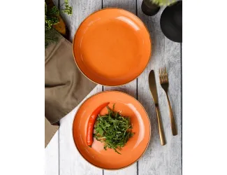 Набор салатников 22 см 2шт оранжевый 835 мл Porland Seasons Orange оранжевый