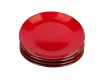Набор тарелок 4шт 24см Porland Seasons Red красный