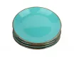 Набор тарелок 4шт 24см Porland Seasons Turquoise бирюзовый