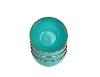 Набор мисок 4шт 14см Porland Seasons Turquoise бирюзовый