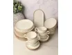 Набор чайно-столовый на 6 персон 32 предмета бежевый Porland Seasons Beige бежевый