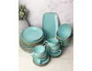 Сервиз 32 предметов на 6 персон Porland Seasons Turquoise бирюзовый