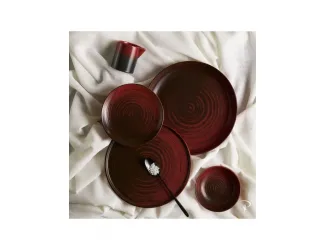 Салатник 22см Porland LYKKE Red красный