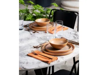 Салатник с ручкой d 14/18 см h 6,3см Porland Savanna