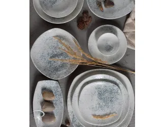 Салатник квадратный 16см Porland Smoky