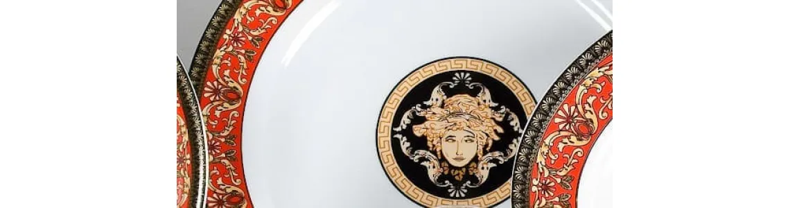 Красная лента Версаче декор B979 Leander Чехия