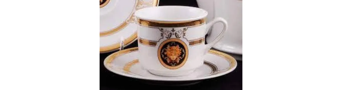 Золотая лента Версаче декор A126 Leander Чехия