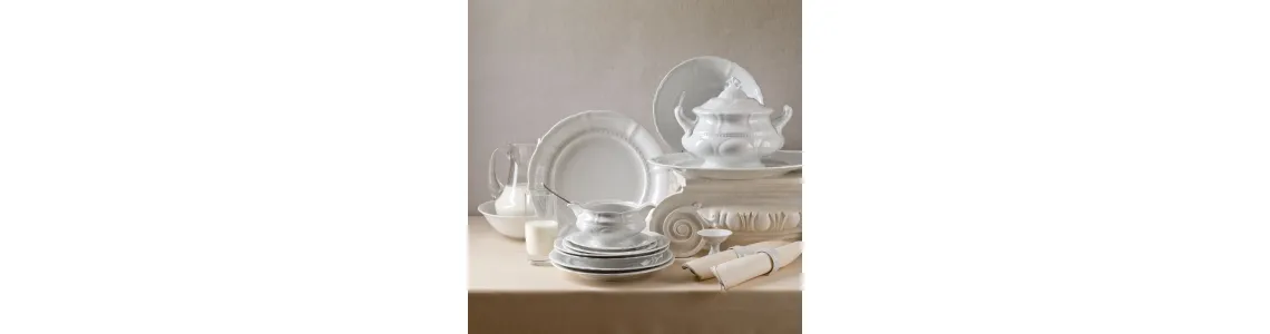 Белый (Императорский), декор 0000, Leander, Чехия