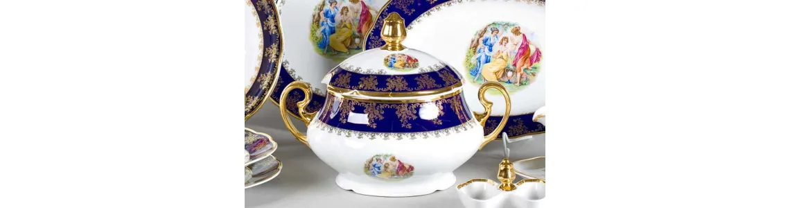 Мадонна кобальт декор 0179 Leander Чехия