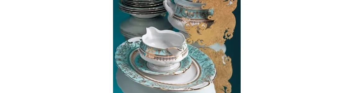 Национальные традиции декор 238B (бирюза) Rudolf Kampf Чехия