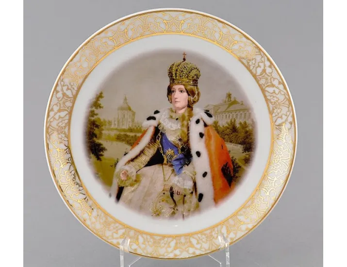 Тарелка мелкая подвесная 21 см Екатерина вторая