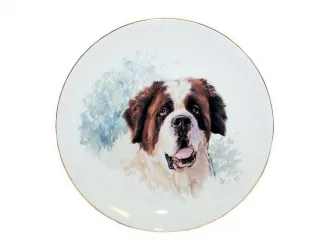 Тарелка Leander мелкая подвесная 24 см Сенбернар